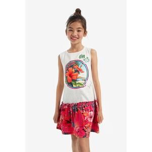 Disigual Dress Kids 3/4 Sleeveless drop-waist dress